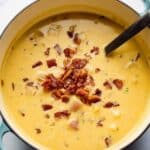 Cheesy Ham and Potato Soup Recipe