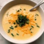 Creamy Cheddar Cheese Soup Recipe