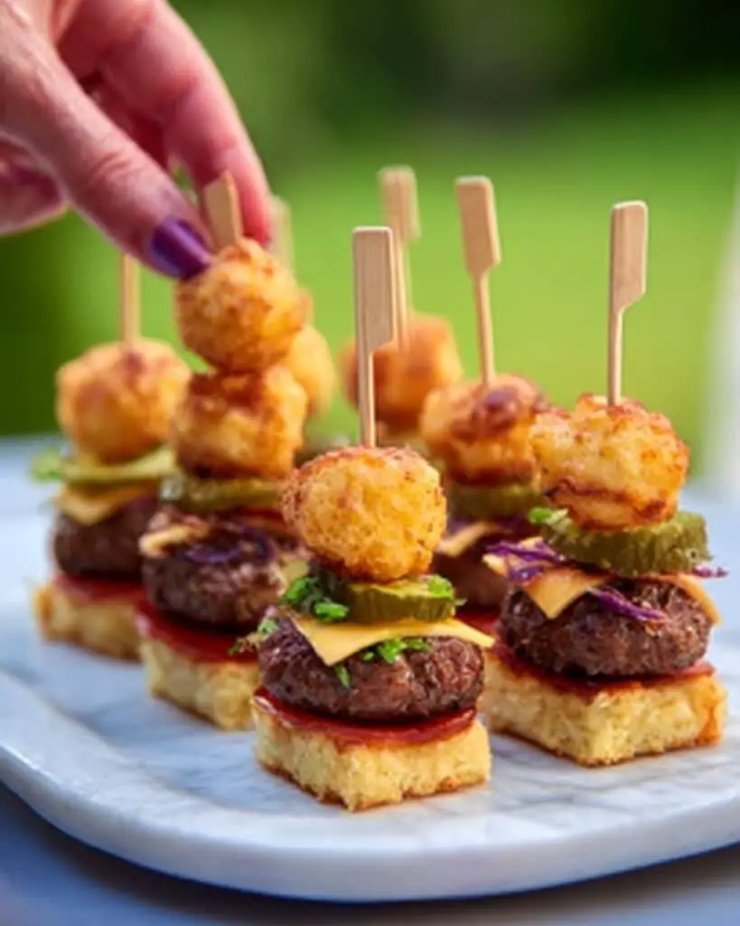 Burger Mini Bites Recipe