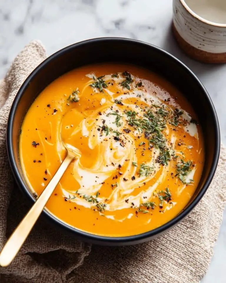 Slow Cooker Carrot Soup with Coconut Milk and Warm Spices Recipe