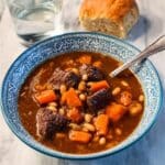 Cozy Beef and Barley Soup with Herby Finish Recipe