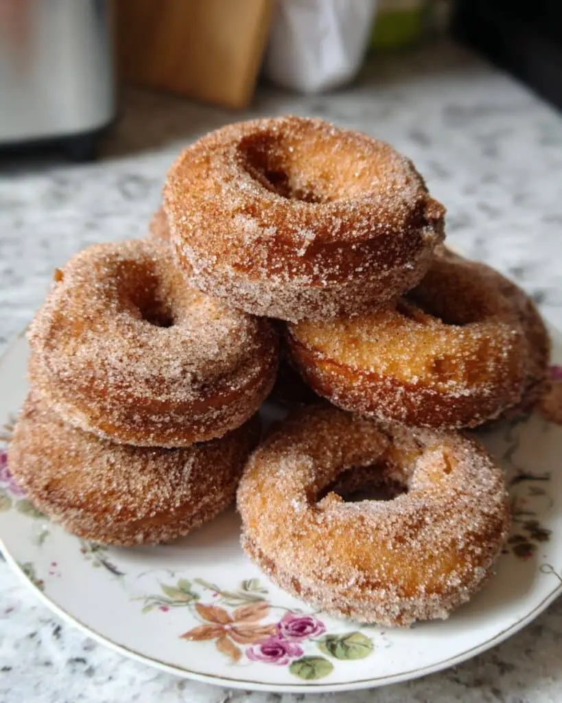 Apple Cider Baked Cinnamon Sugar Doughnuts Recipe