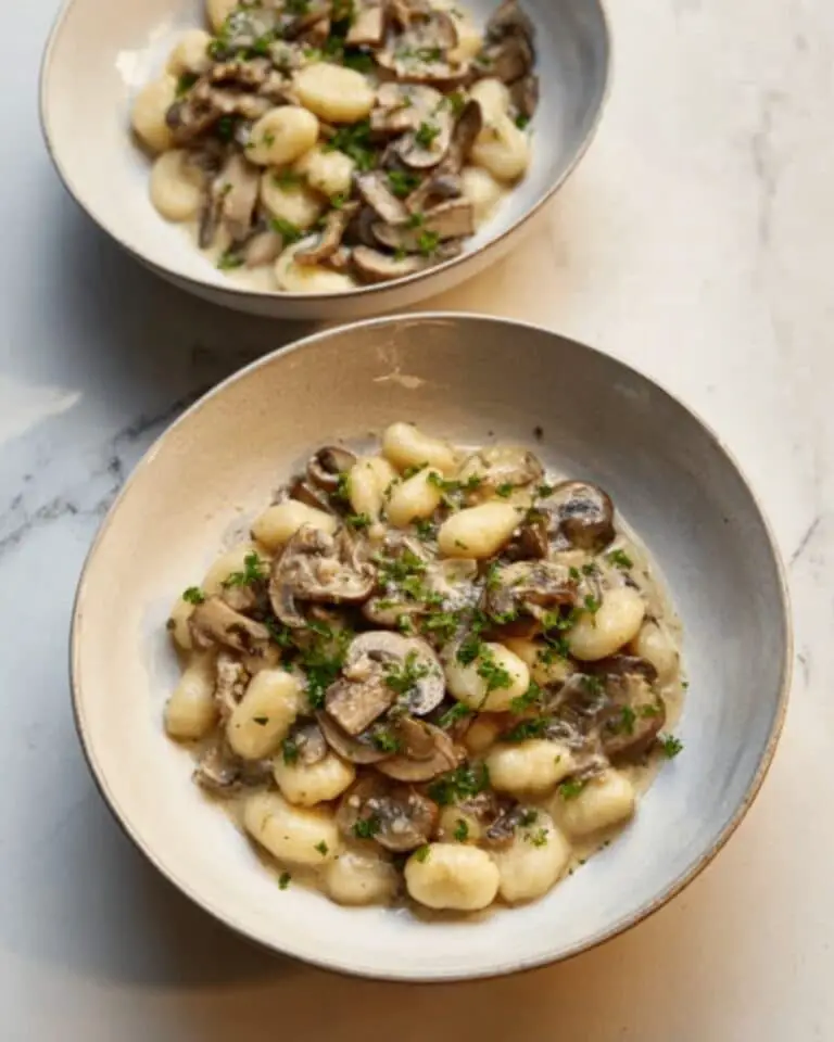 Creamy Mushroom Gnocchi Recipe