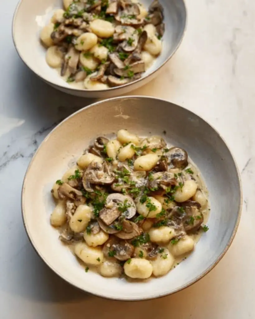 Creamy Mushroom Gnocchi Recipe