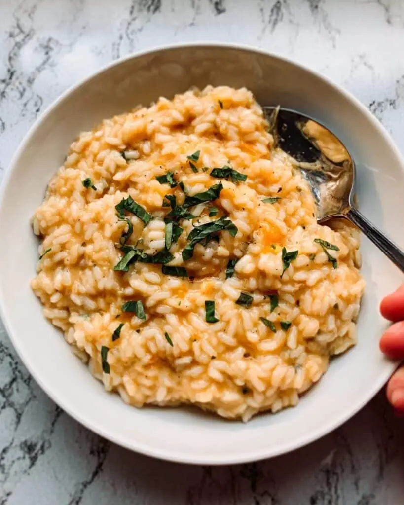Pumpkin and Mushroom Risotto Recipe