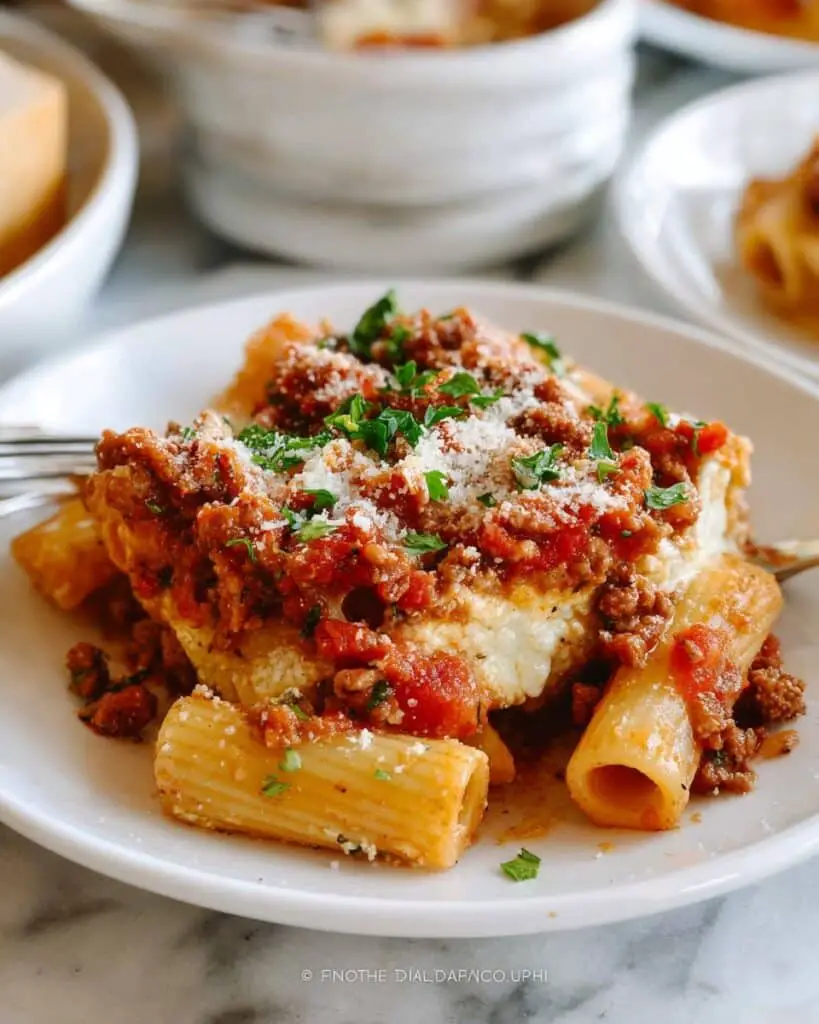 Creamy Baked Ziti Recipe