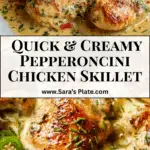Creamy Pepperoncini Chicken Skillet Recipe
