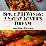 Spicy PBJ Wings Recipe