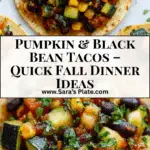 Pumpkin and Black Bean Tacos Recipe