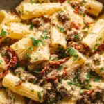 Creamy Italian Sausage Sun-Dried Tomato Pasta Recipe