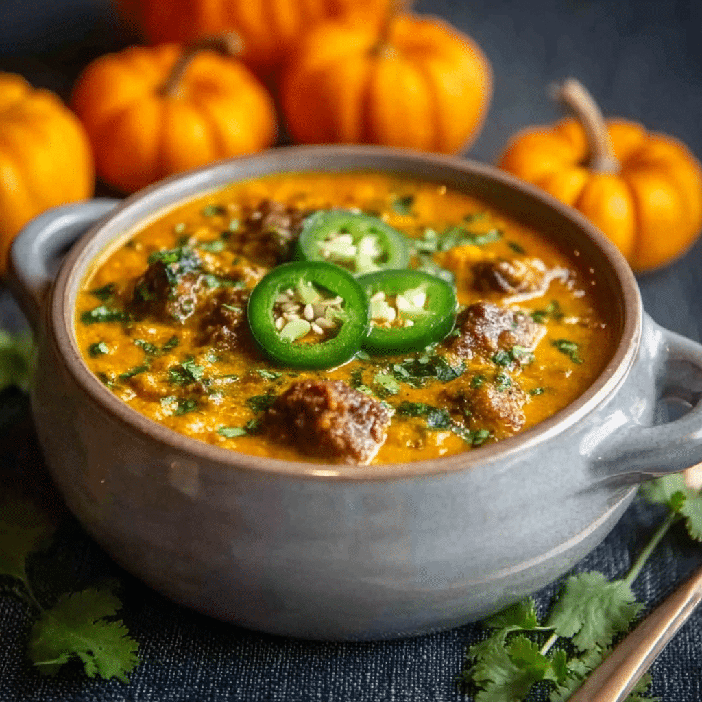 Pumpkin Chicken Chili Recipe - Recipe Image