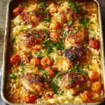 Tray-Baked Chicken Marylands with Risoni Recipe