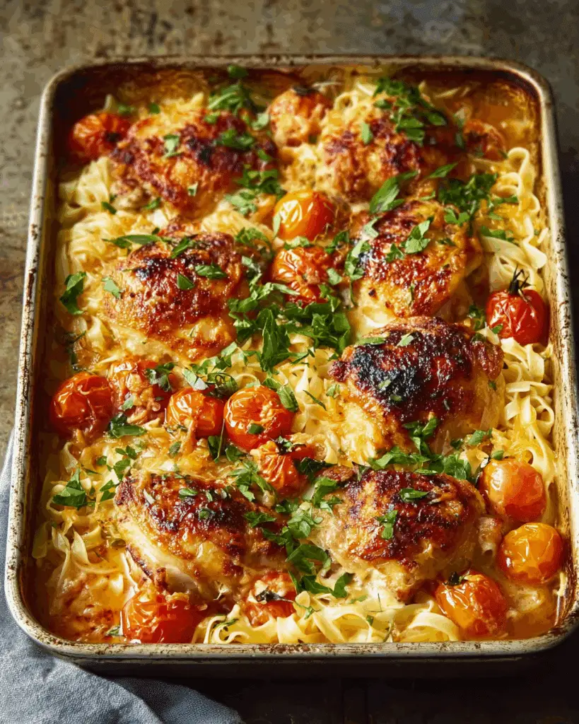 Tray-Baked Chicken Marylands with Risoni Recipe