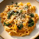 Add spinach and stir until just wilted Recipe