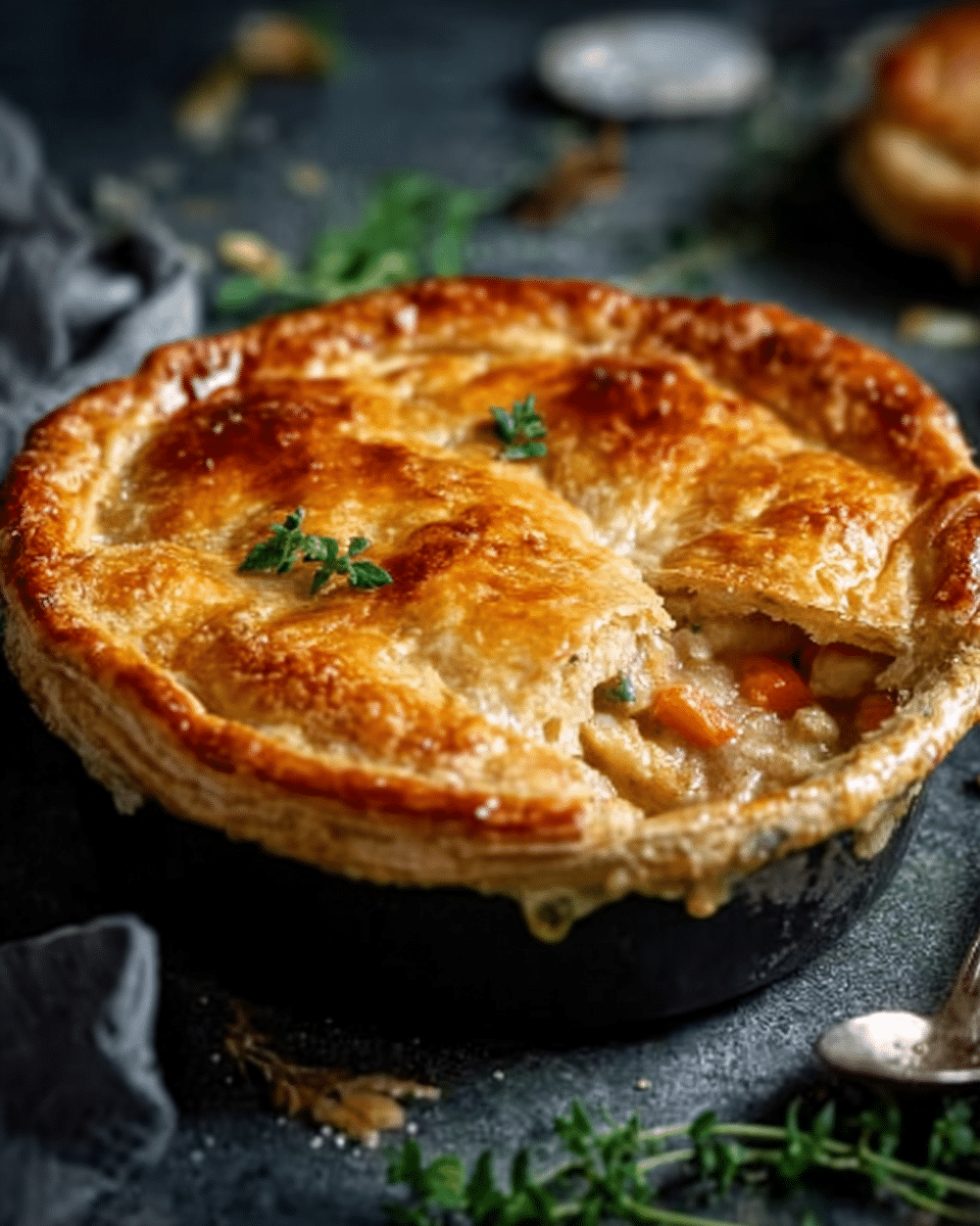 French-Inspired Chicken Pot Pie Recipe