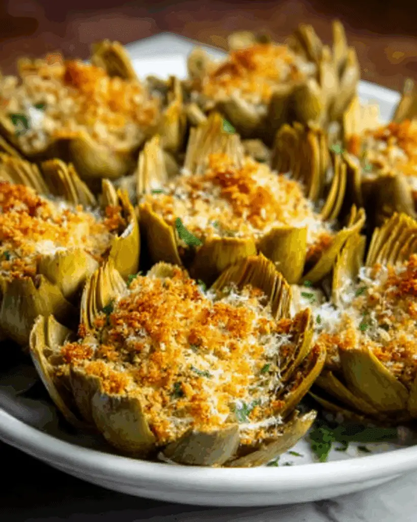 Crispy Parmesan Artichoke Hearts Recipe