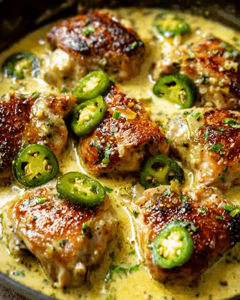 Creamy Pepperoncini Chicken Skillet Recipe