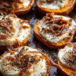 Sweet Potato Rounds with Goat Cheese Recipe