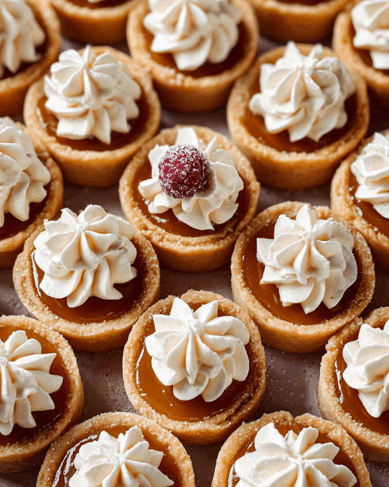 Mini Pumpkin Pies Recipe
