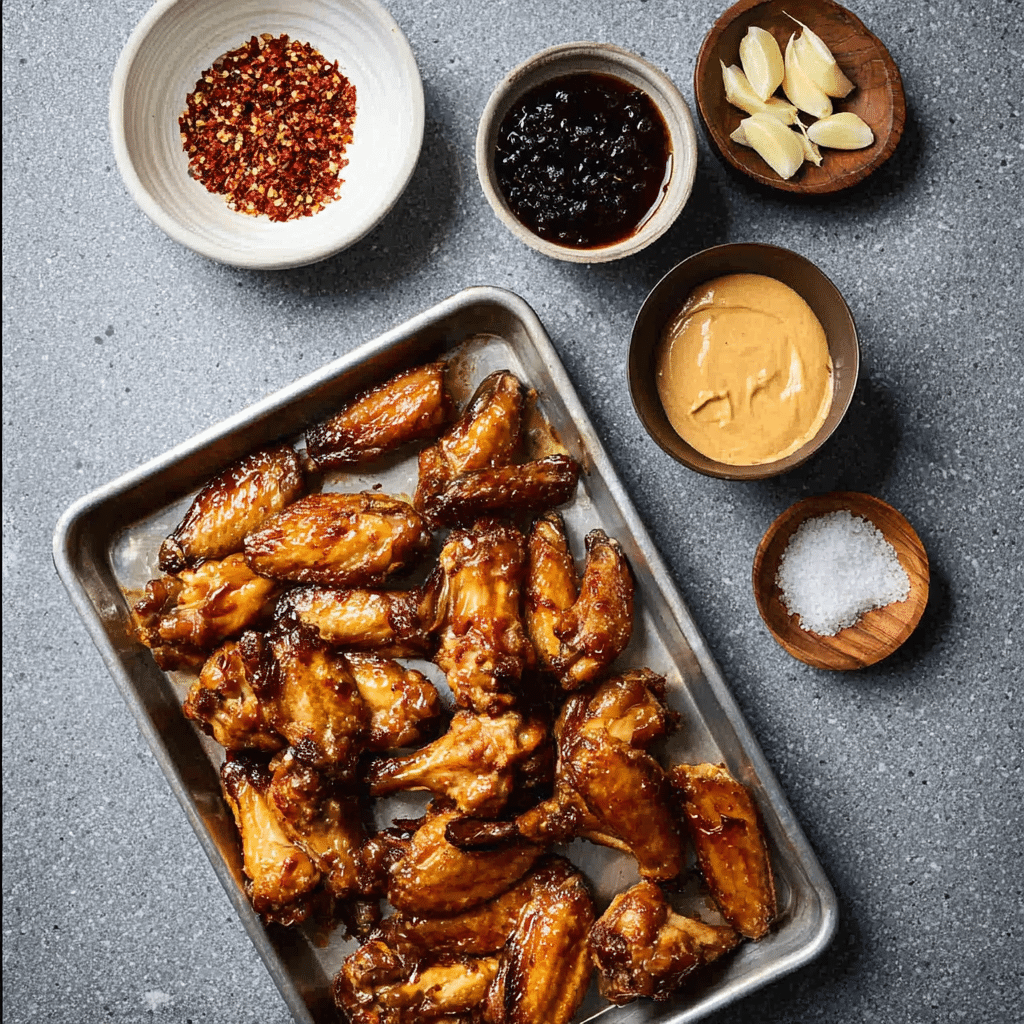 Spicy PBJ Wings Recipe - Recipe Image