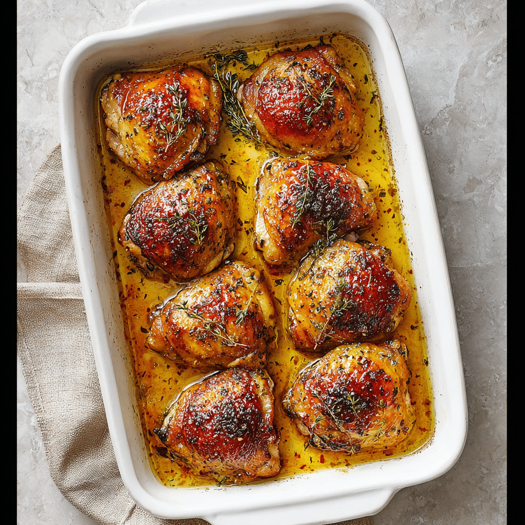 Baked Honey Mustard Chicken Recipe - Recipe Image