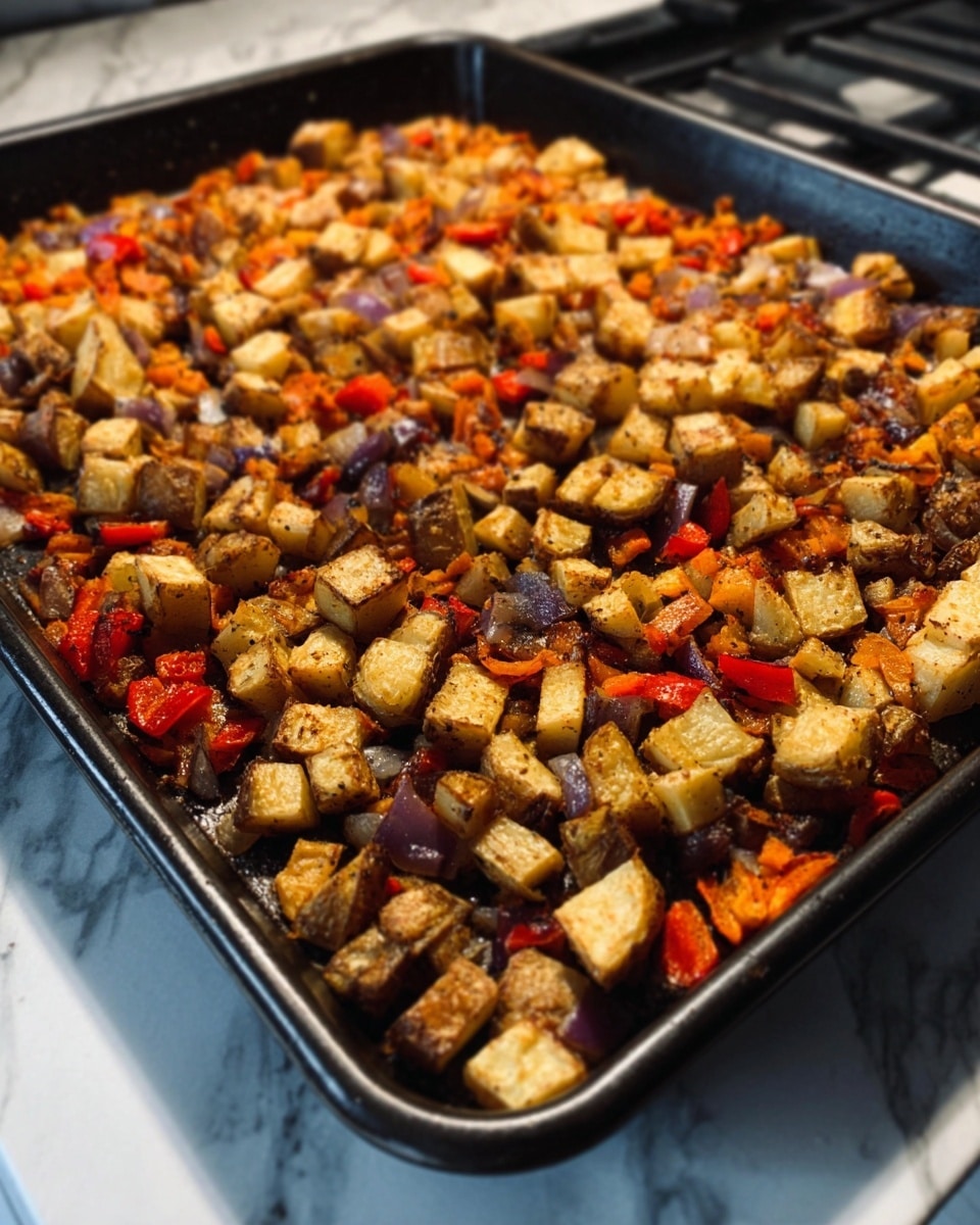 Sweet Potato Hash with Peppers and Onions Recipe