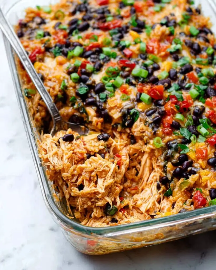 Easy Chicken Burrito Casserole Recipe