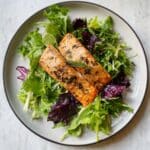 Salmon with Spinach & White Beans Recipe