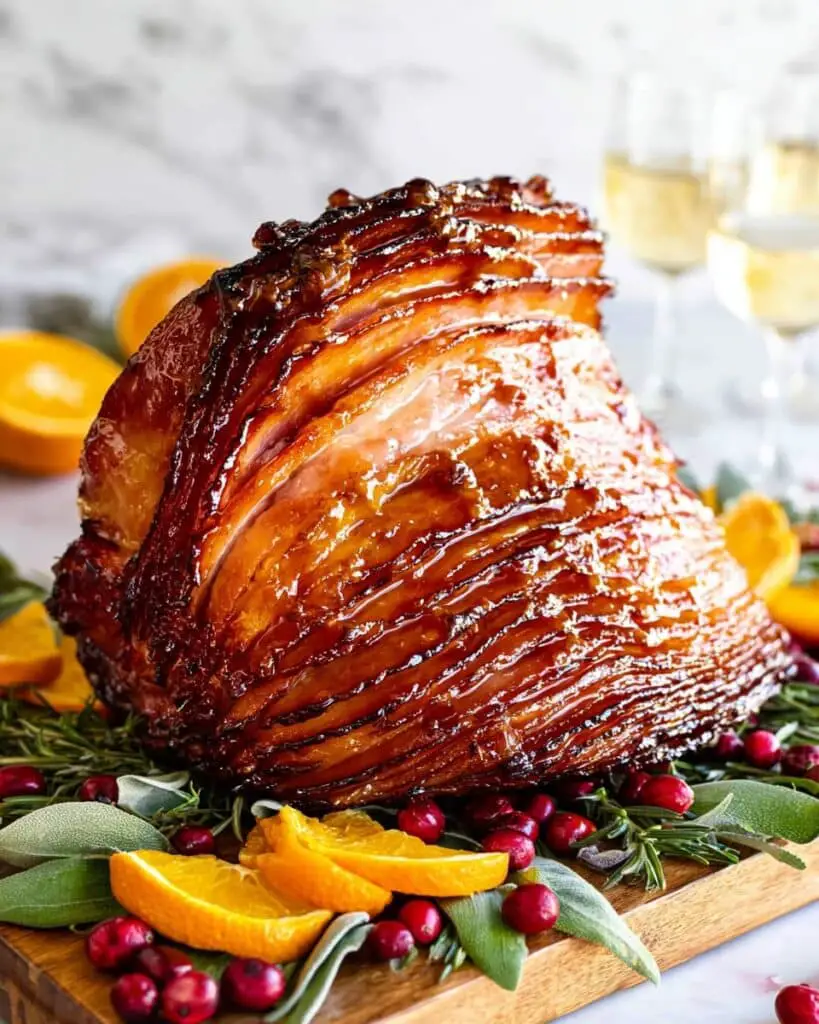 Holiday Glazed Baked Ham Recipe