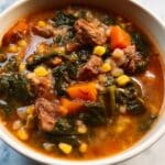 Vegan Bean and “Beef” Soup Recipe