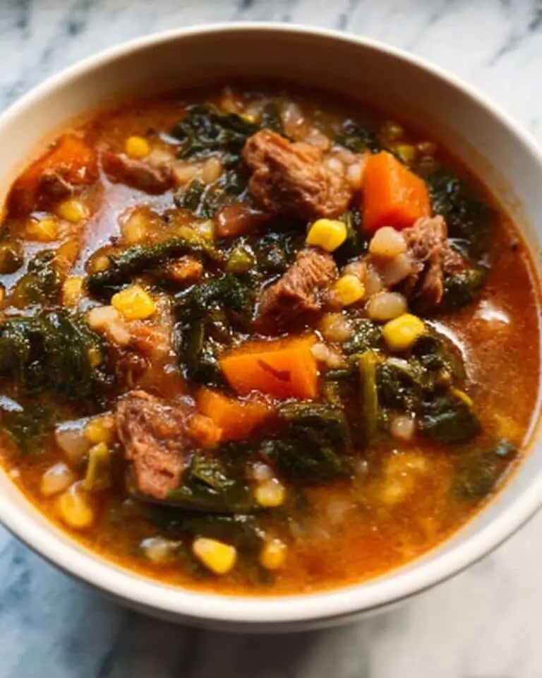 Vegan Bean and “Beef” Soup Recipe
