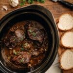 Slow Cooker Beer Braised Beef Short Ribs Recipe