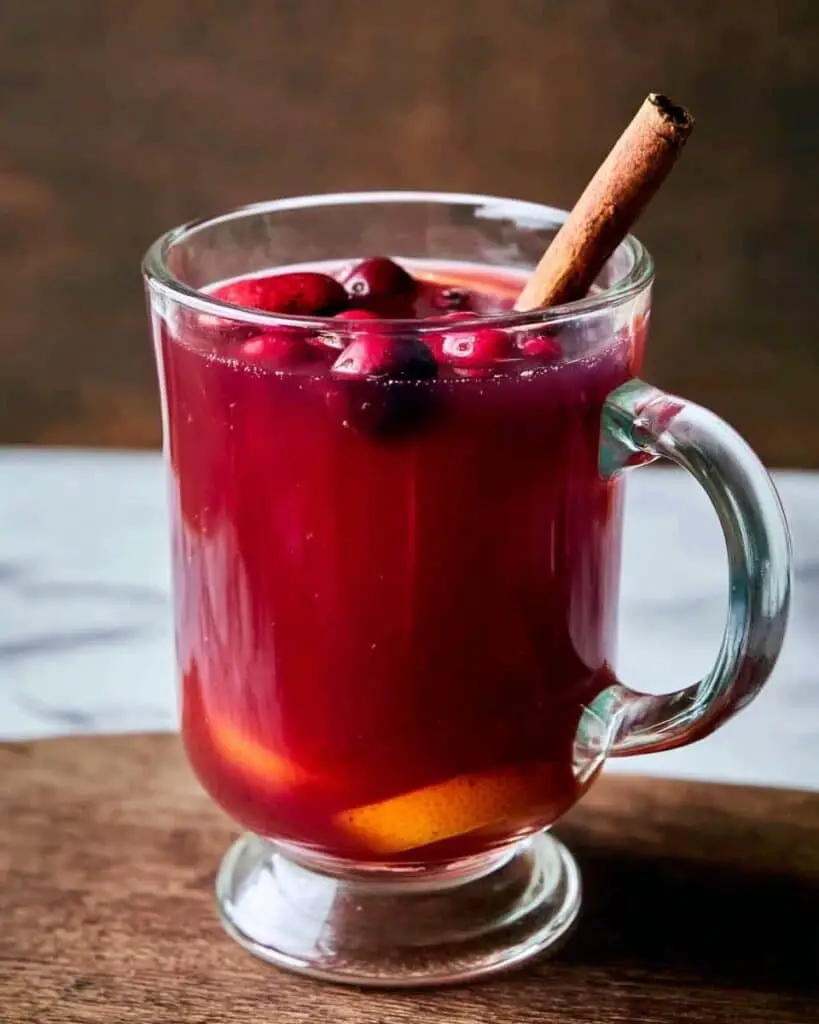 Hot Spiced Cranberry Punch Recipe