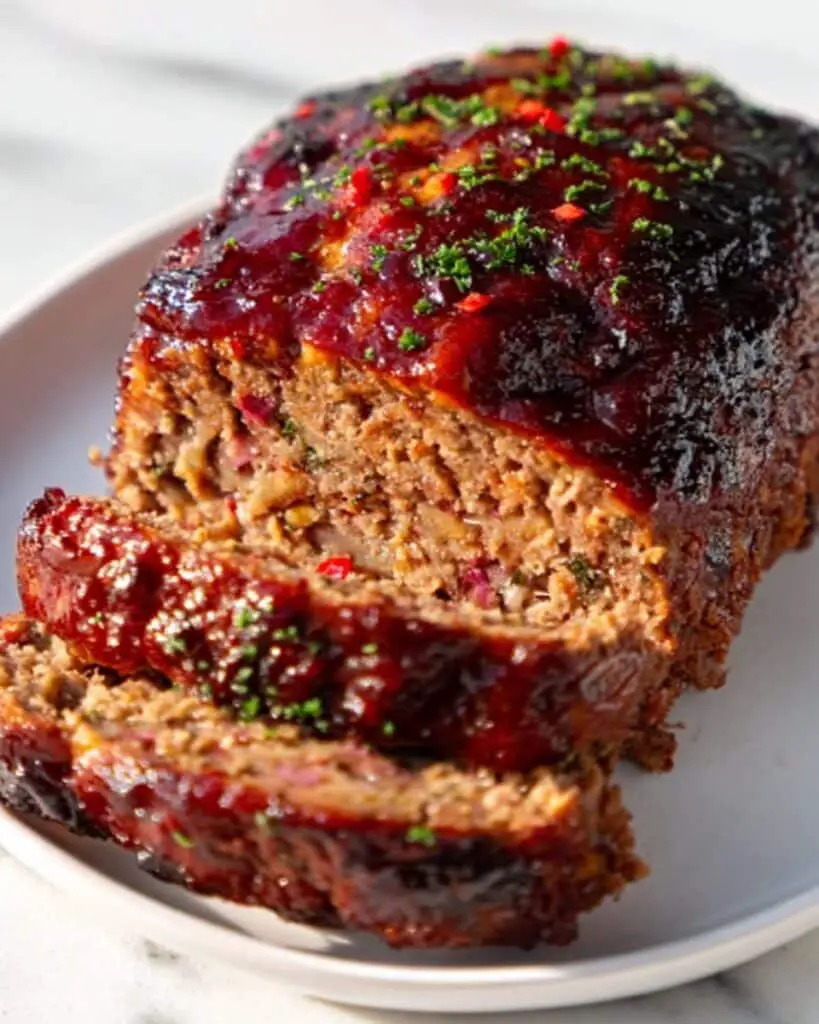 Classic Air Fryer Meatloaf with Ketchup Glaze Recipe