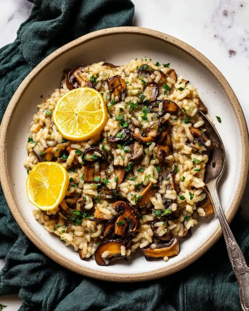 Creamy Mushroom Risotto Recipe