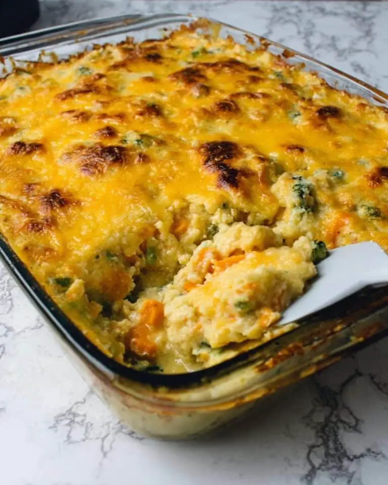 Cheesy Broccoli and Rice Casserole Recipe