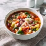 Vegan Crockpot Minestrone Soup Recipe