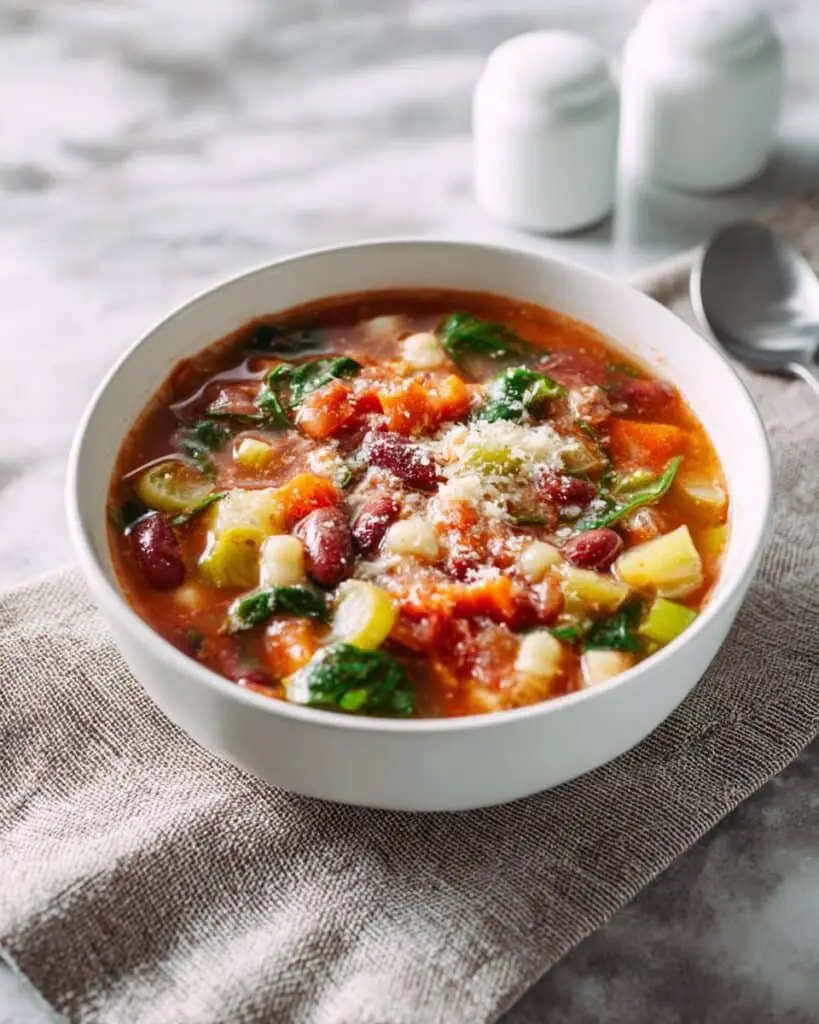 Vegan Crockpot Minestrone Soup Recipe