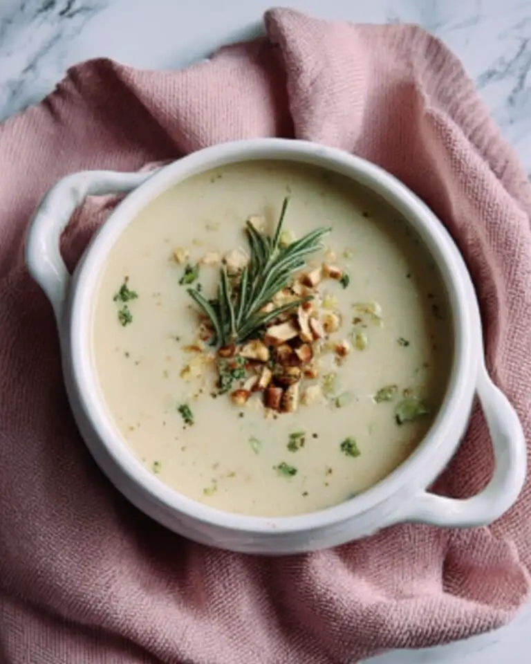 Silky Roasted Hazelnut Soup with Coconut Milk Recipe