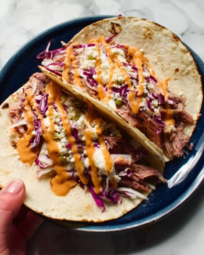 Irish Tacos with Corned Beef and Cabbage Slaw Recipe