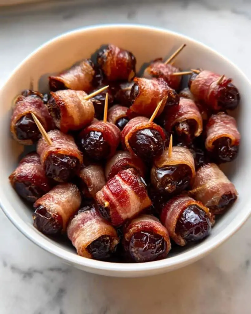 Beef-Wrapped Dates with Almonds or Goat Cheese Recipe