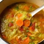 Hearty Vegetable Soup with Tomatoes and Herbs Recipe
