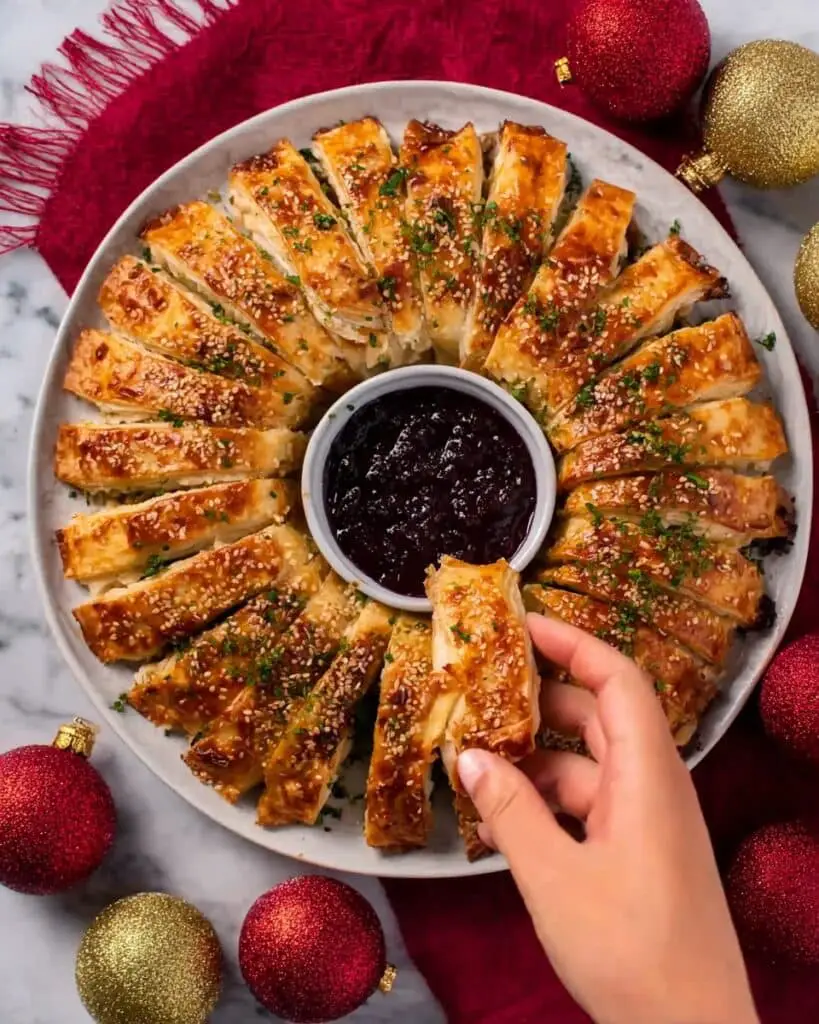 Beef Cheese Wreath Recipe