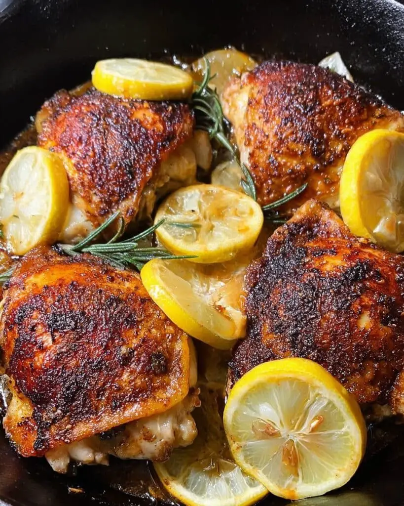 Rosemary-Lemon Baked Chicken Thighs Recipe