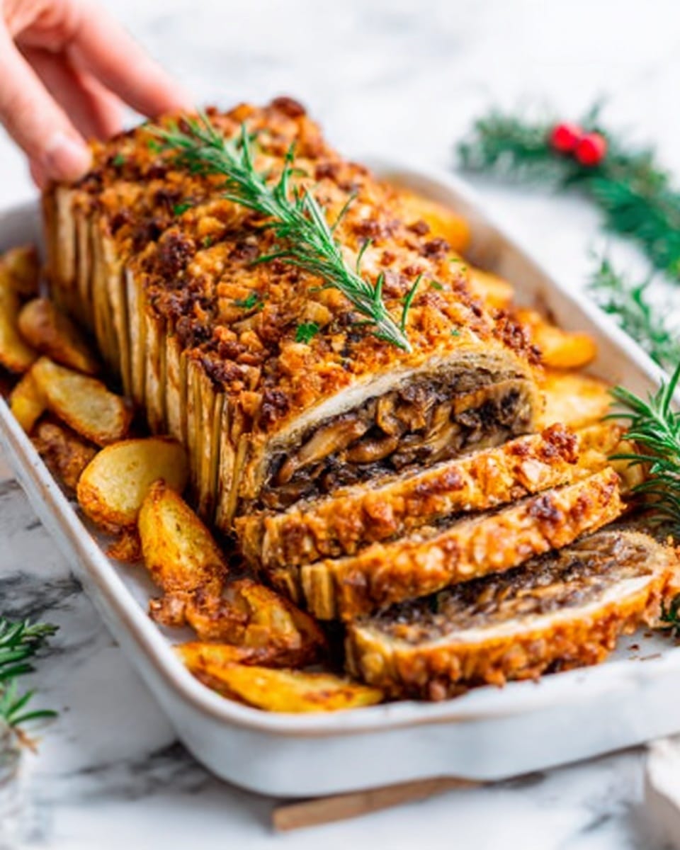 Mushroom Wellington Recipe - Recipe Image