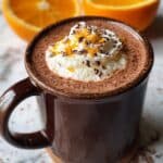 Geranium and Orange Hot Chocolate Recipe