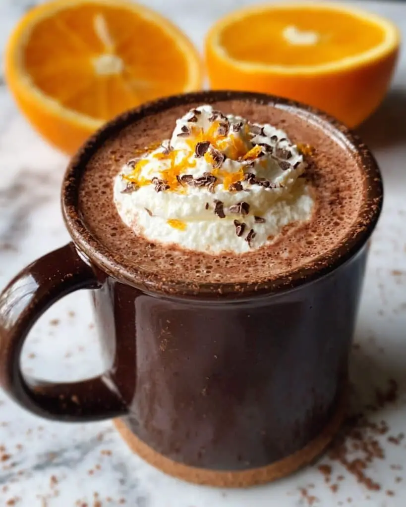 Geranium and Orange Hot Chocolate Recipe