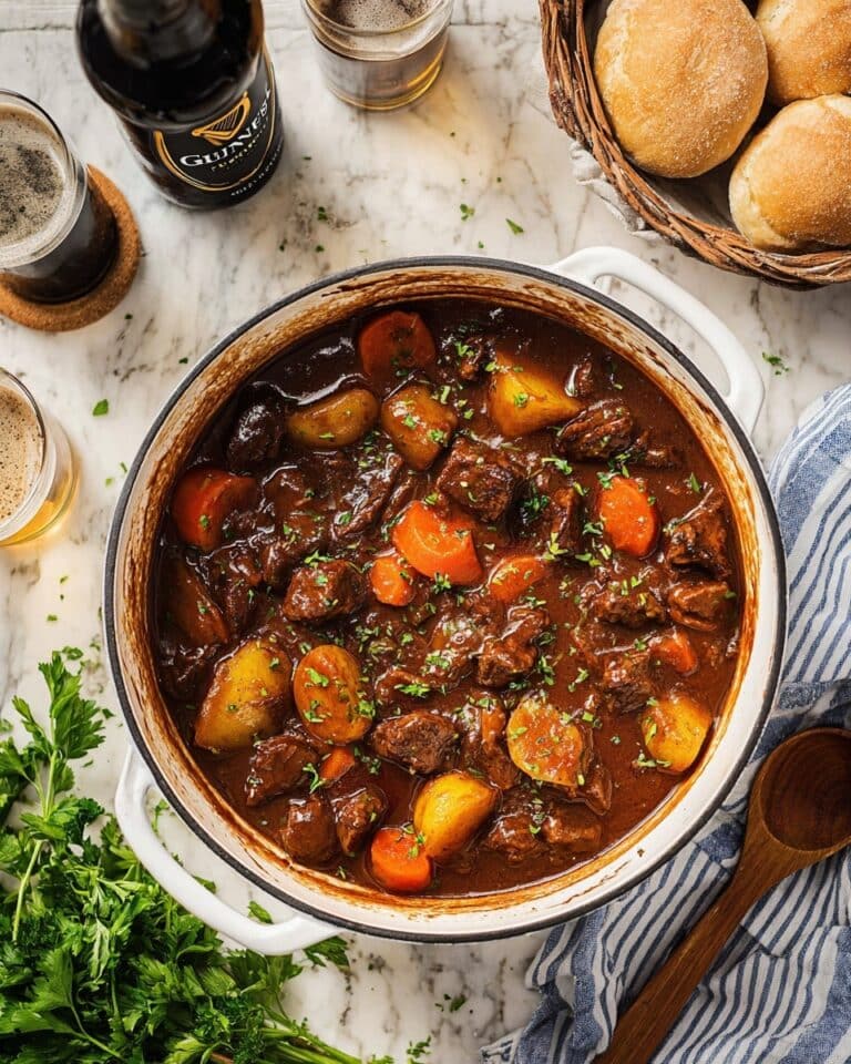 Dutch Oven or Slow Cooker Guinness Beef Stew Recipe