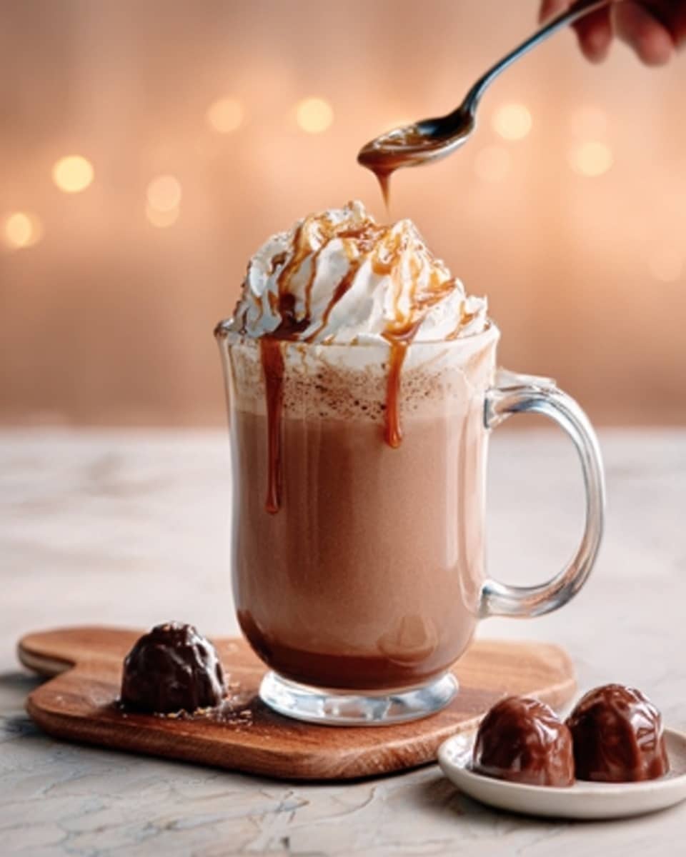 White Hot Chocolate with Sprinkles Recipe