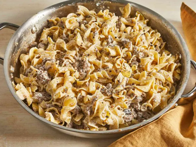 Ground Beef Stroganoff Recipe